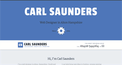 Desktop Screenshot of carlsaunders.co.uk